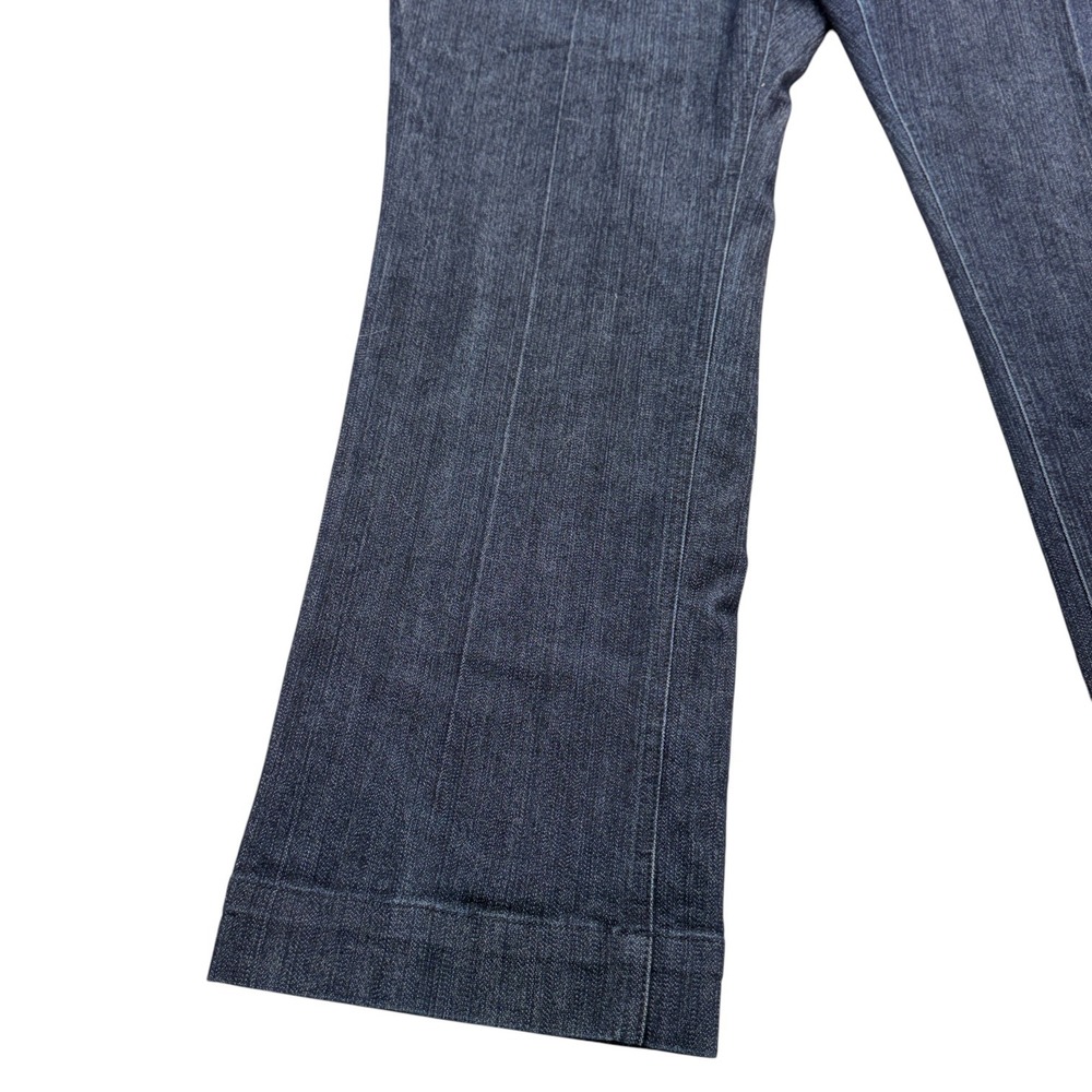 Coldwater Creek Womens Jeans 18W Denim Trouser Blue Stretch Pull On Wide Leg Leg - Picture 5 of 13